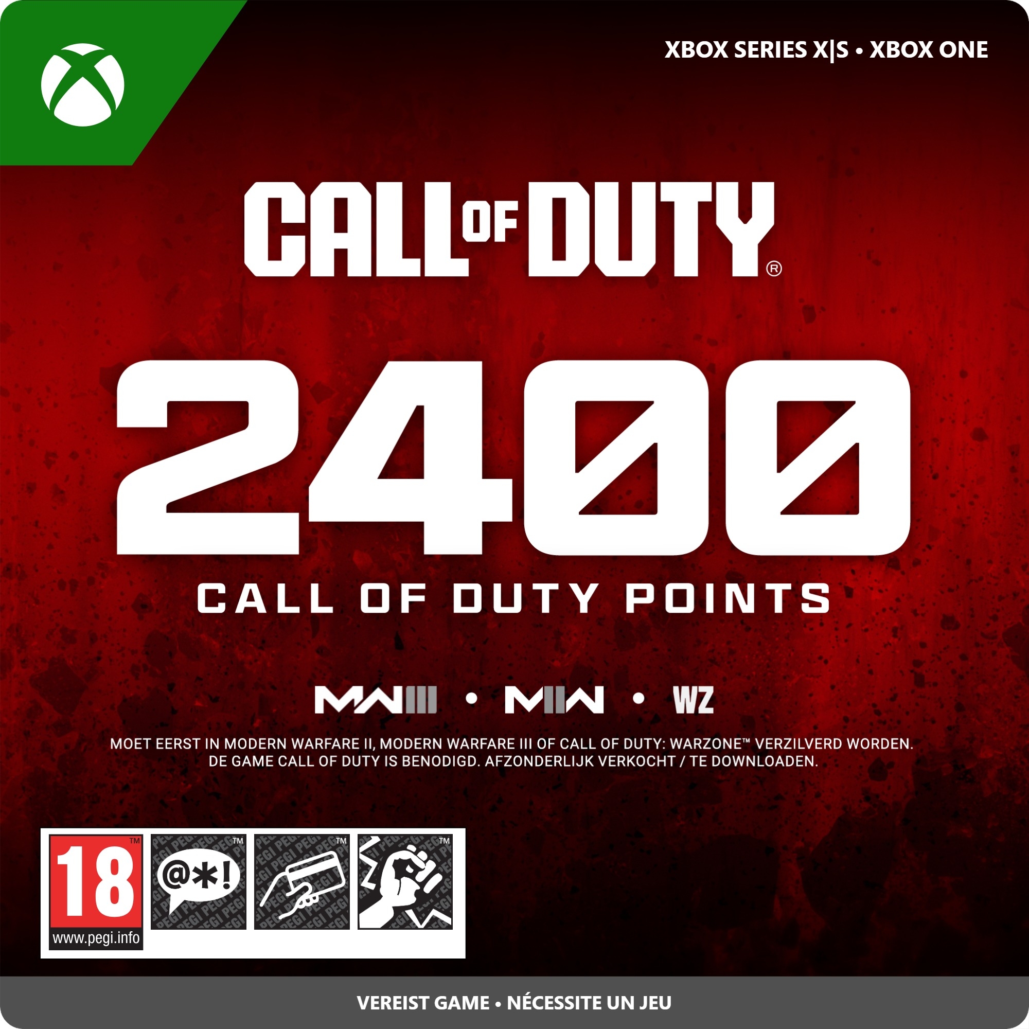 2400 Xbox Call of Duty Points