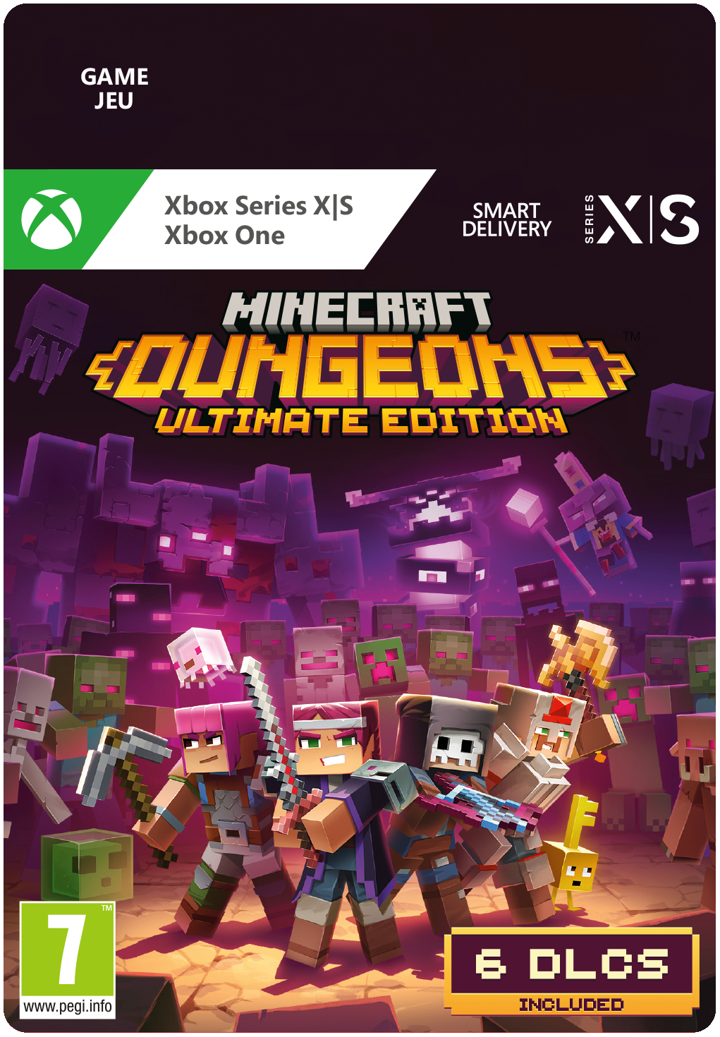 Minecraft Dungeons: Ultimate Edition - Xbox Series X|S/One - XboxLiveKaarten.nl