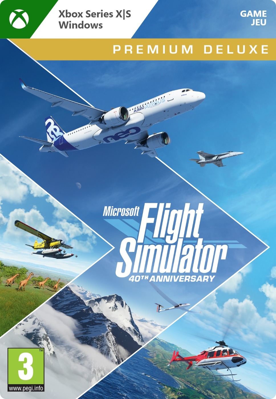 Microsoft Flight Simulator: 40th Anniversary Premium Deluxe Edition - Xbox Series X|S/One/PC (Digitale Game) XboxLiveKaarten.nl