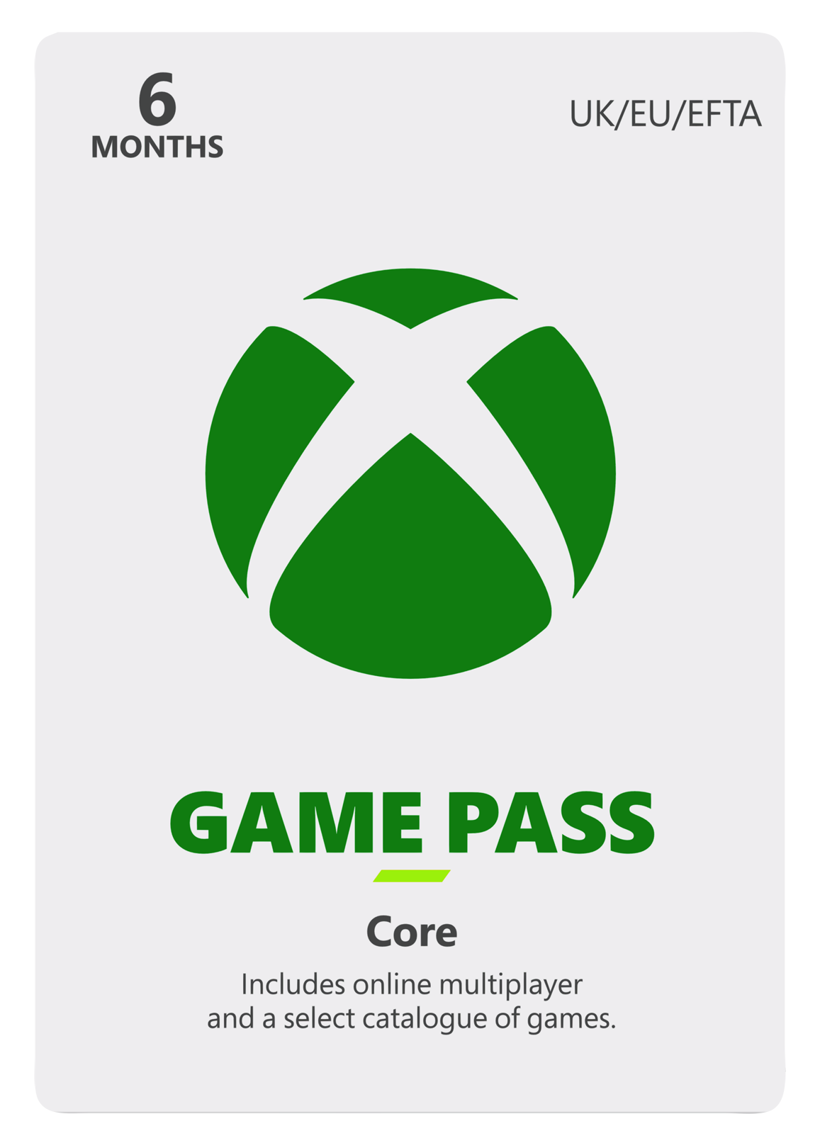 Xbox Game Pass Core 6 maanden (Direct Digitaal Geleverd) XboxLiveKaarten.nl