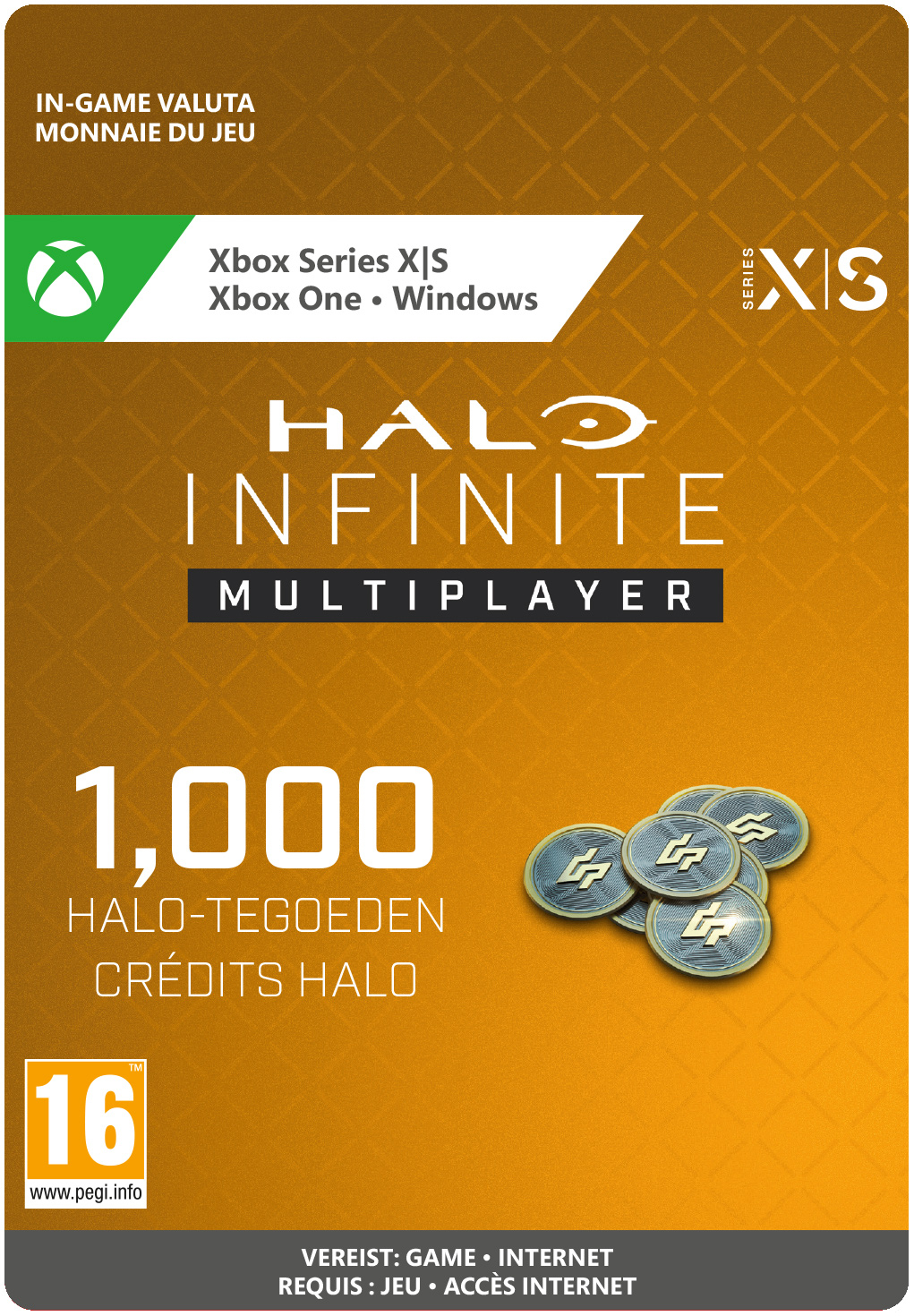 1000 Xbox Halo Credits (direct digitaal geleverd) XboxLiveKaarten.nl