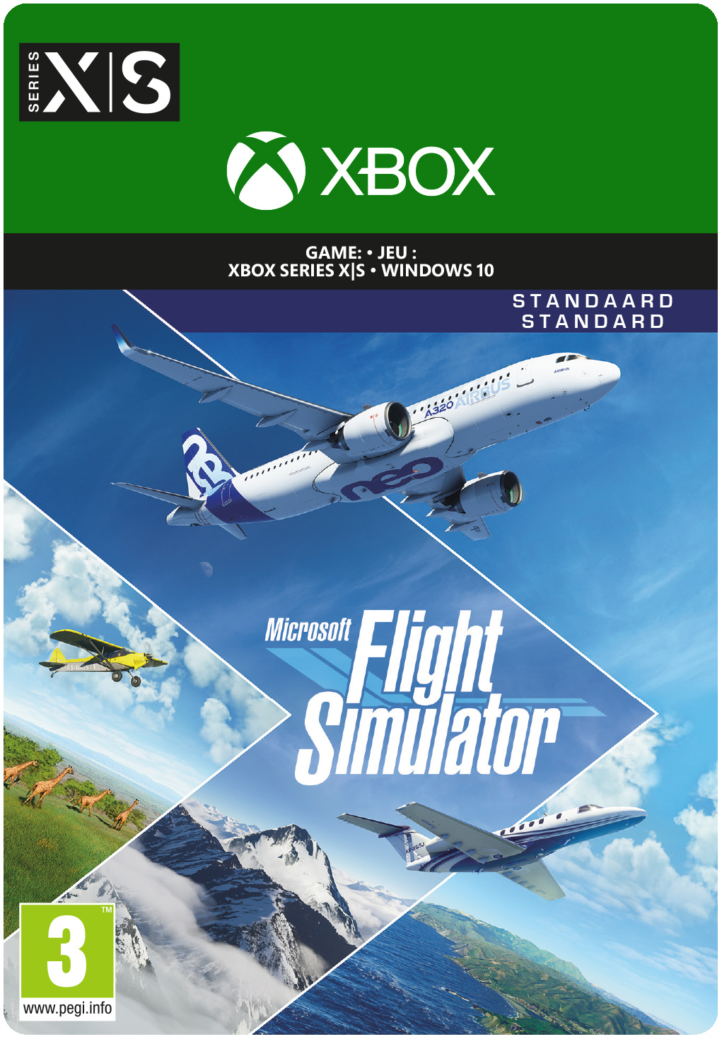 Microsoft Flight Simulator: Standard Edition- Xbox Series X|S/PC (digitale game) XboxLievKaarten.nl