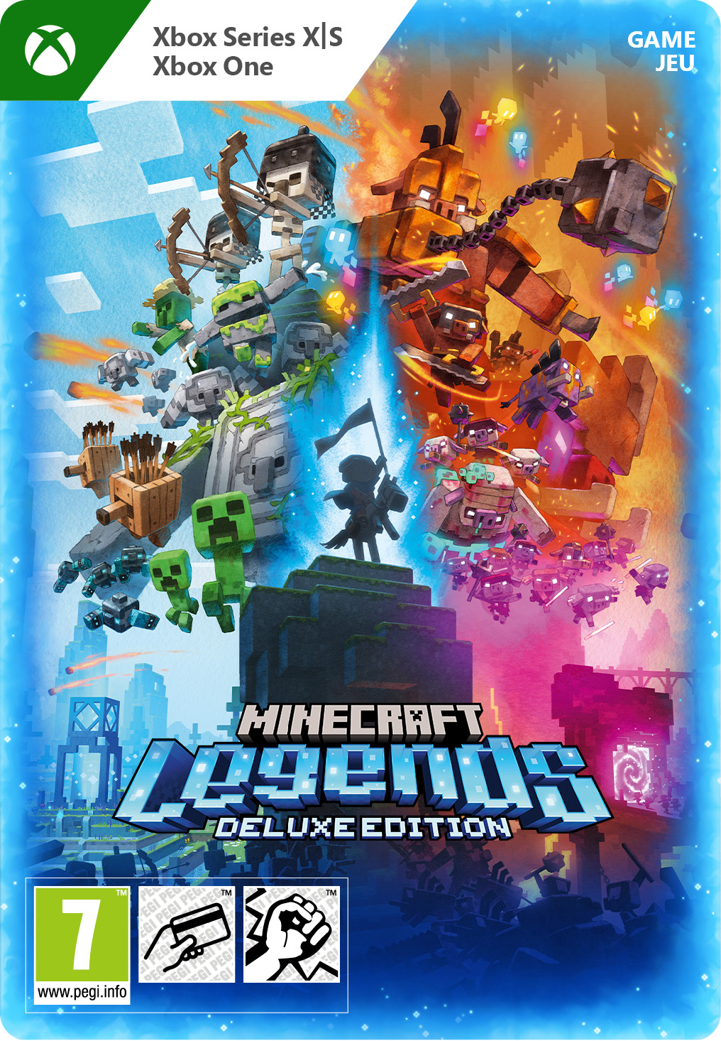 Minecraft Legends Deluxe Edition - Xbox Series X|S/One (digitale game) XboxLiveKaarten.nl