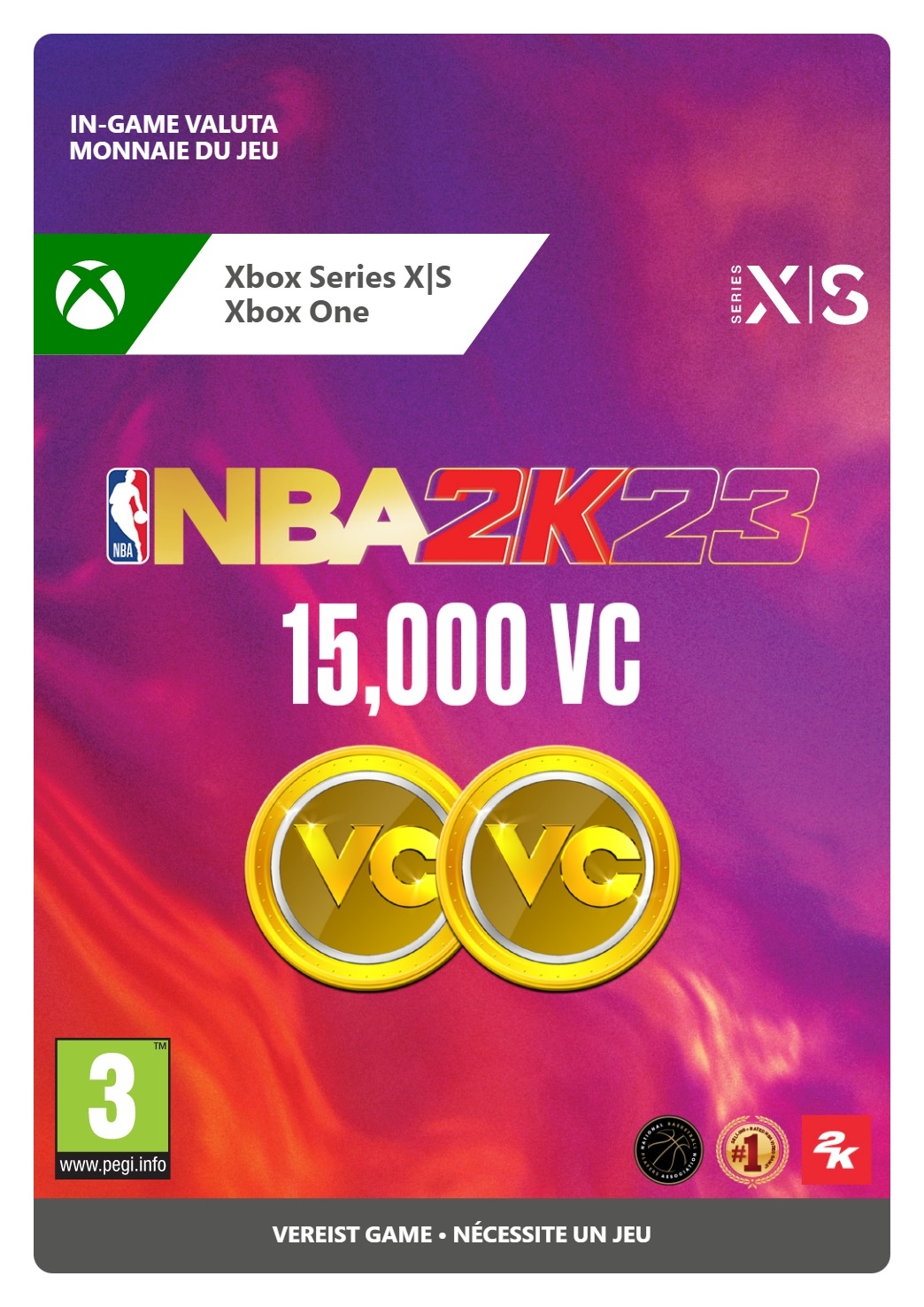 15.000 Xbox NBA 2K23 VC