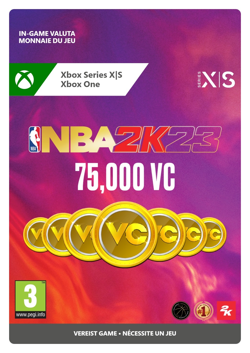 75.000 Xbox NBA 2K23 VC