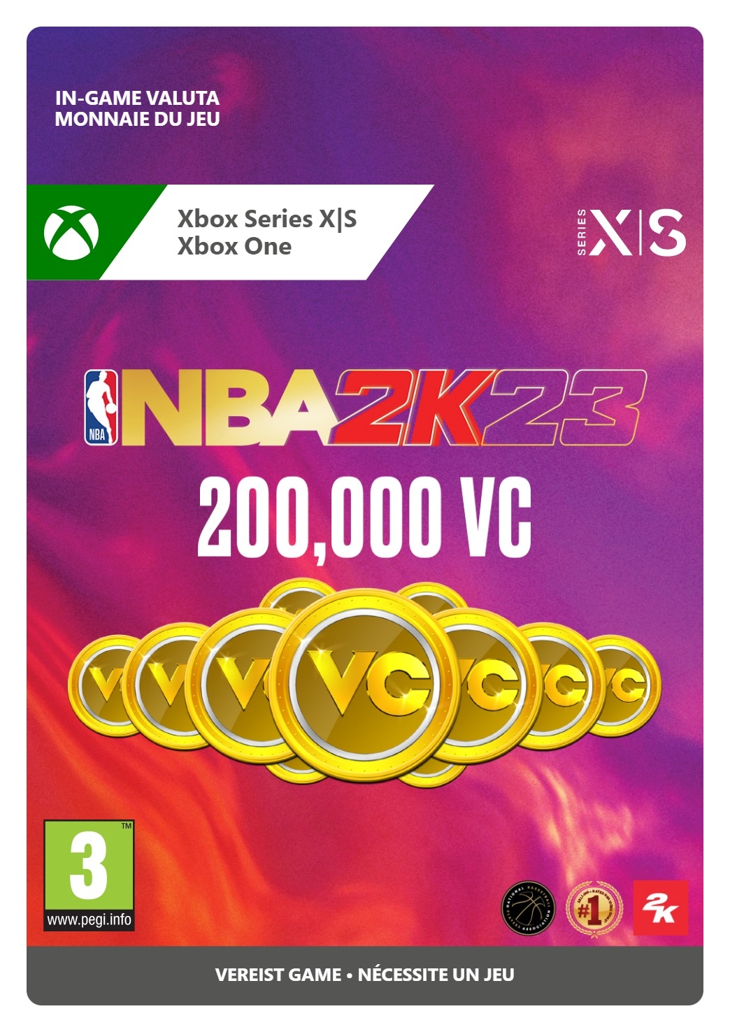 200.000 Xbox NBA 2K23 VC - Xbox Series X|S/One XboxLiveKaarten.nl (direct digitaal geleverd)
