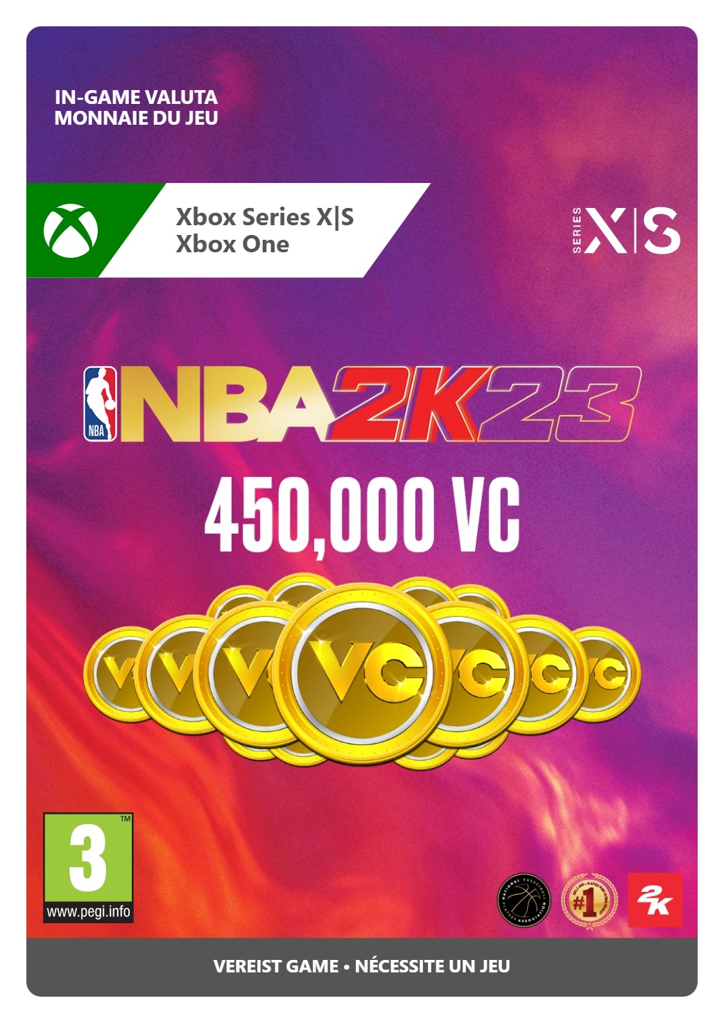 450.000 Xbox NBA 2K23 VC - Xbox Series X|S/One XboxLiveKaarten.nl (direct digitaal geleverd)