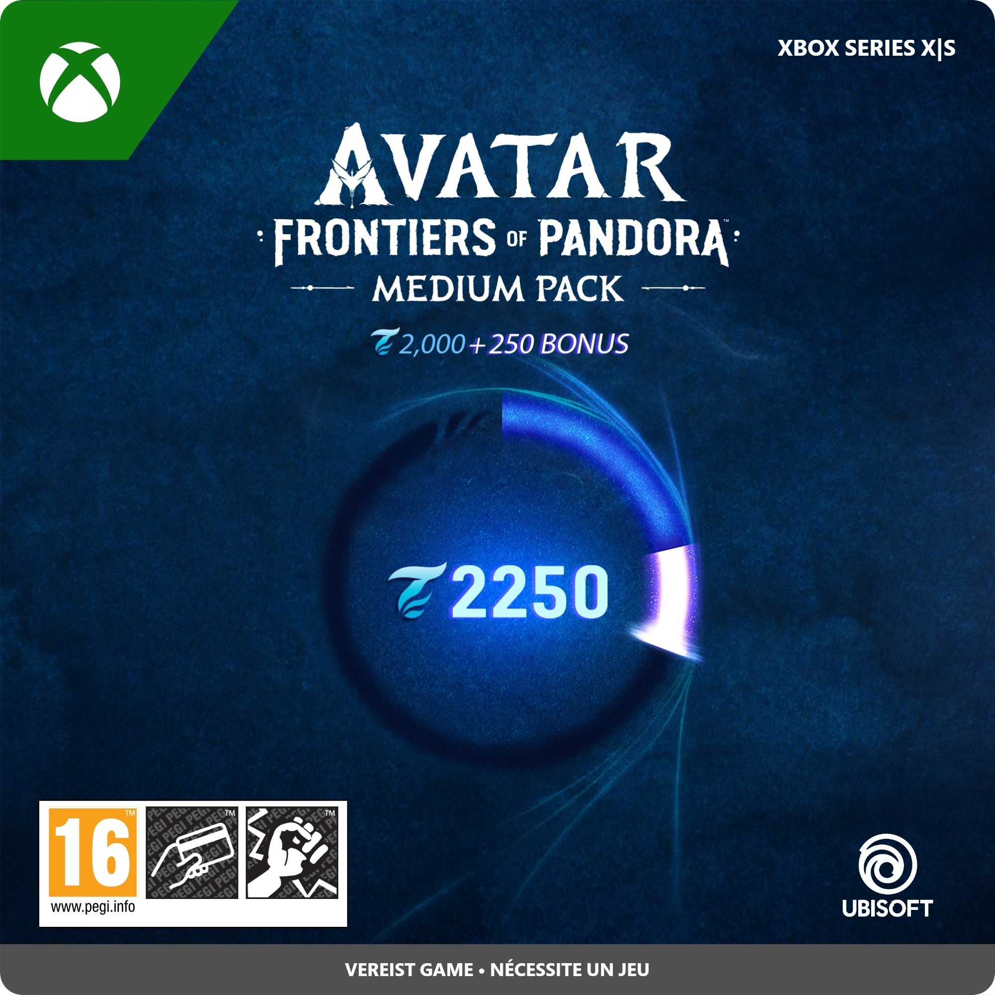 2.250 Xbox Avatar: Frontiers of Pandora Medium Pack Tokens (direct digitaal geleverd).