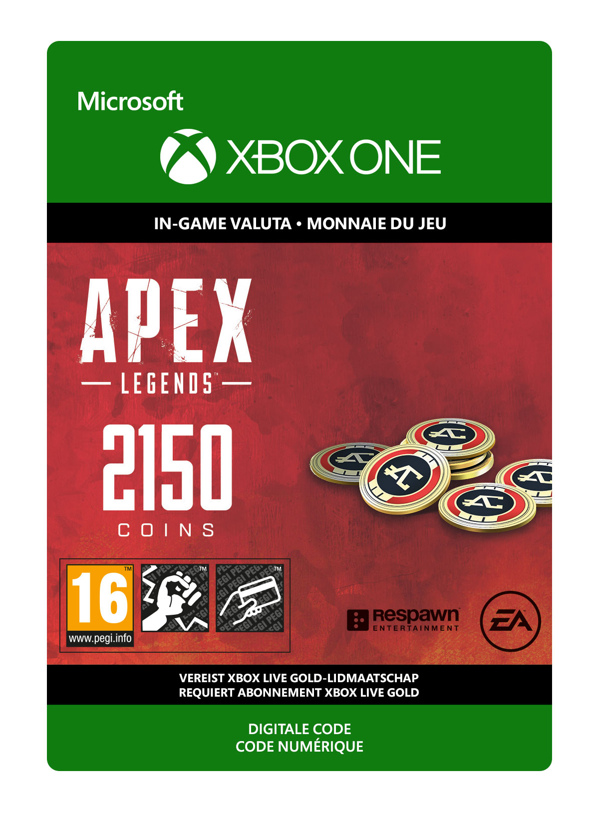 2150 Xbox Apex Legends Coins - Xbox One