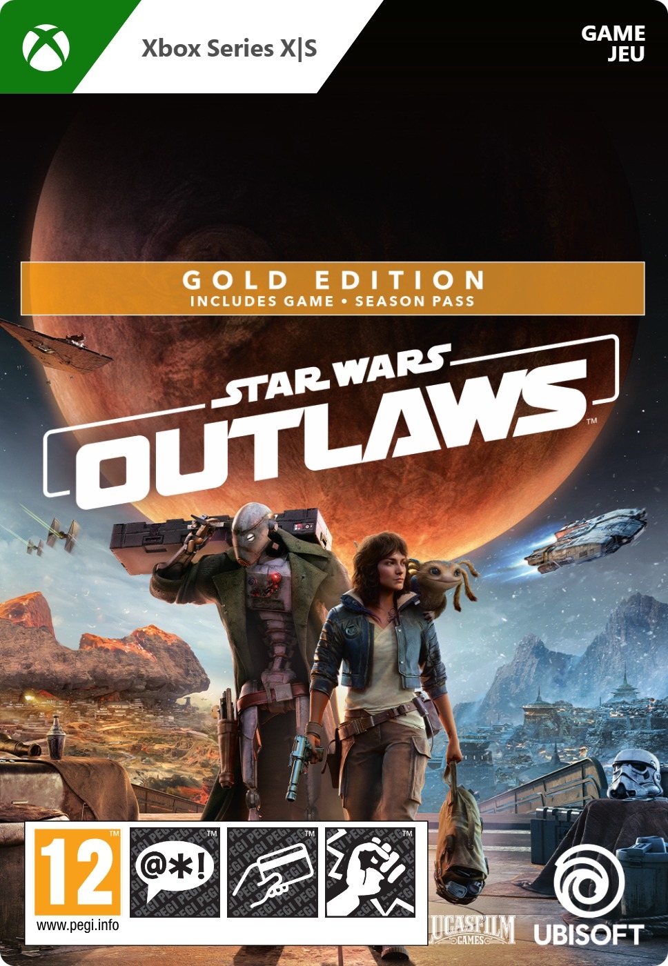 Star Wars Outlaws: Gold Edition - Xbox Series X|S (digitale game) XboxLiveKaarten.nl