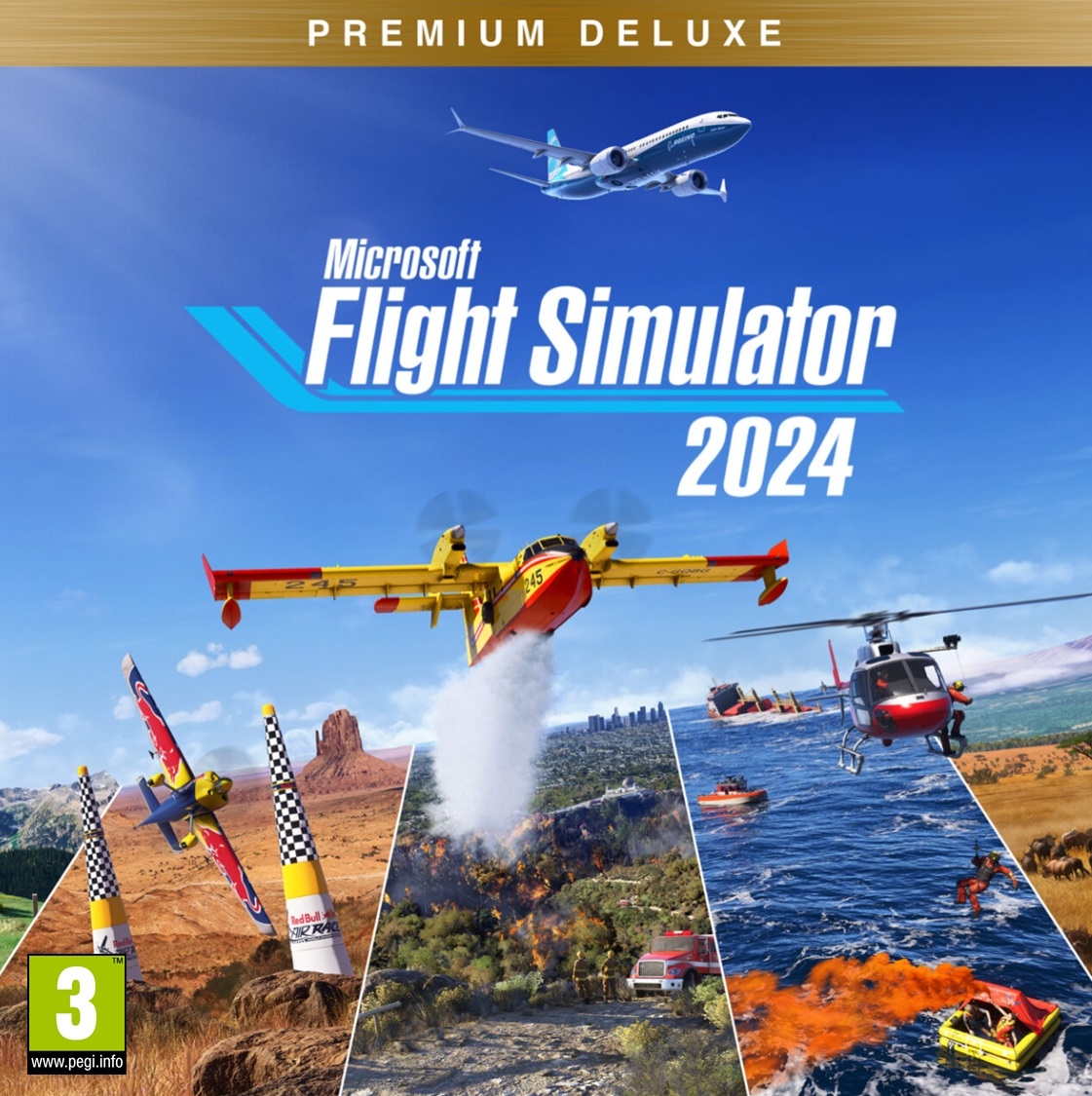 Microsoft Flight Simulator 2024: Premium Deluxe Edition - Xbox Series X|S/Win10