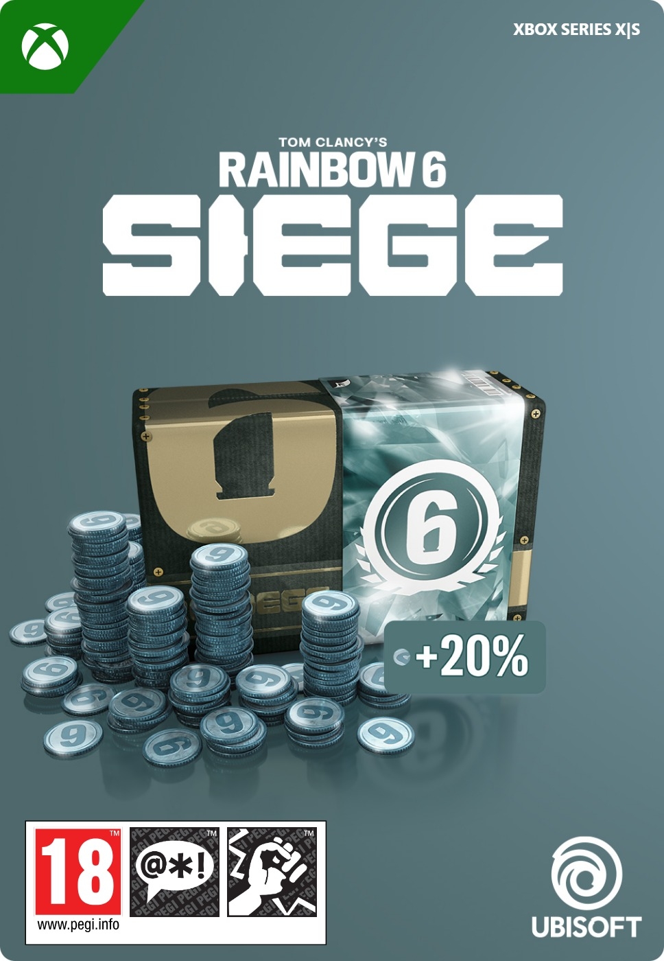 7200 Xbox Tom Clancy's Rainbow Six Siege R6 Credits - Xbox Series X|S