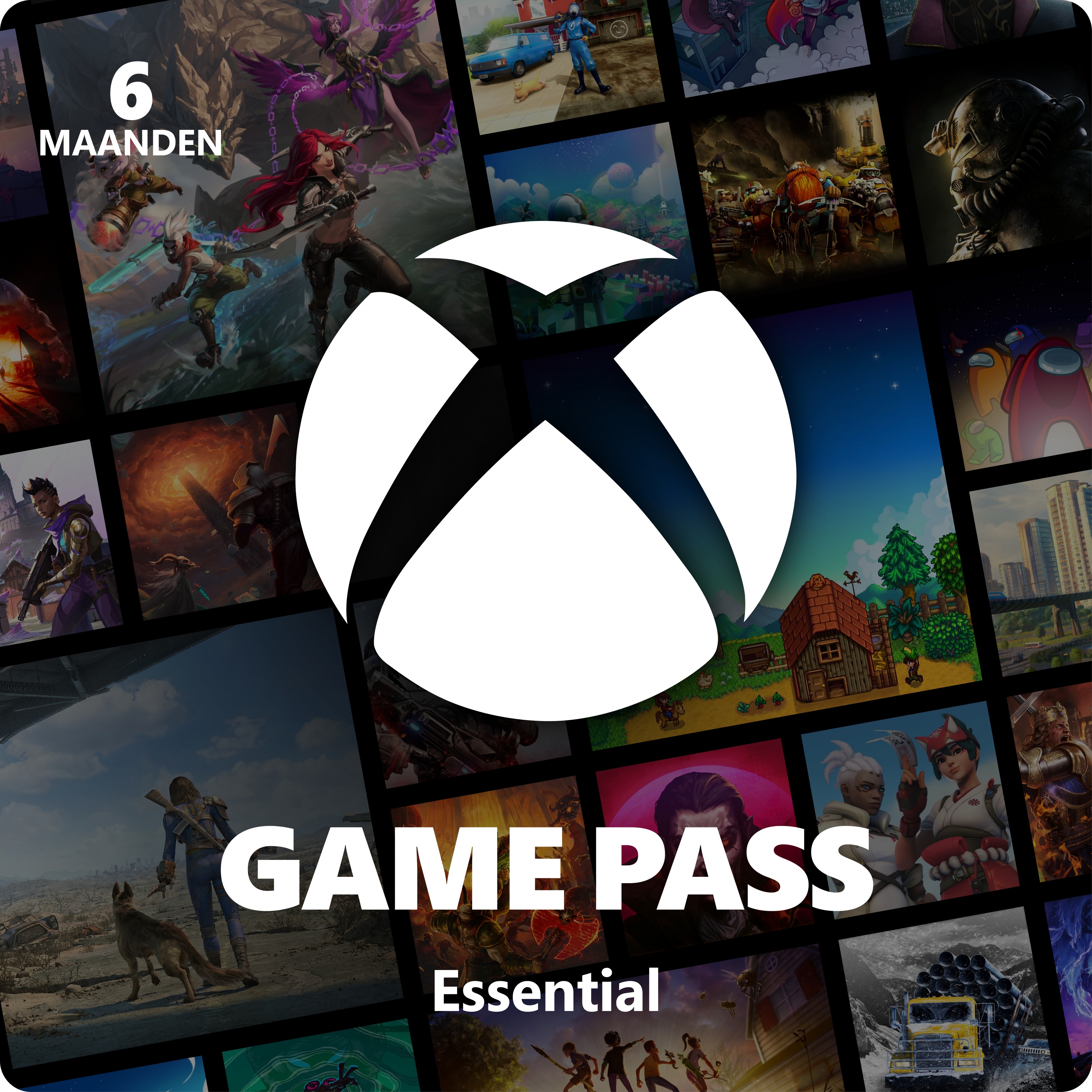 Xbox Game Pass Essential 6 maanden