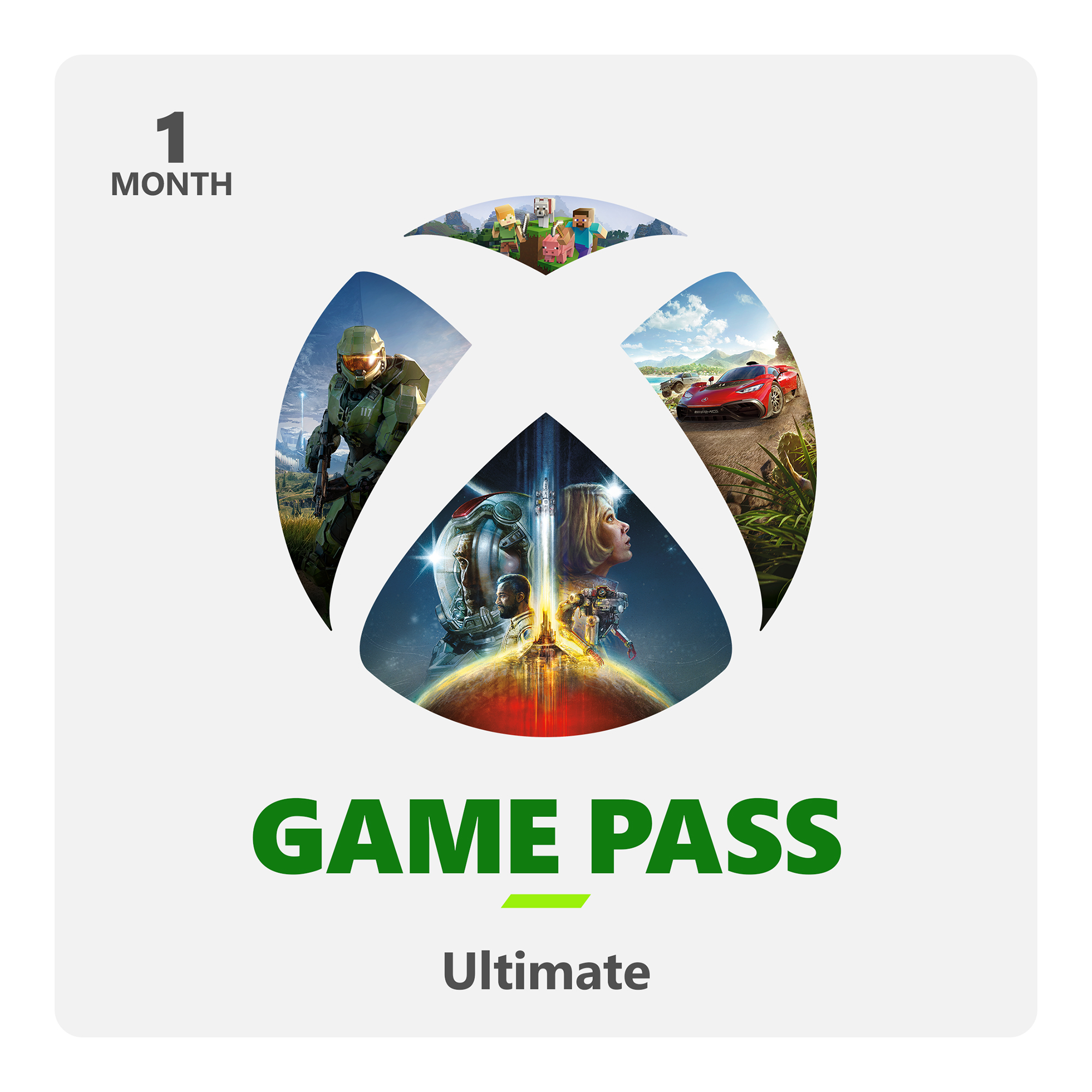 Xbox Game Pass Ultimate 1 maand (Direct Digitaal Geleverd) - XboxLiveKaarten.nl