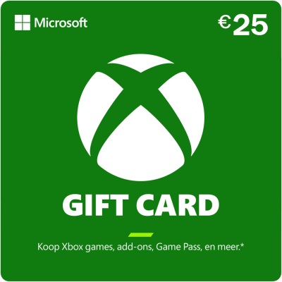 Xbox Gift Card 25 Euro - XboxLiveKaarten.nl