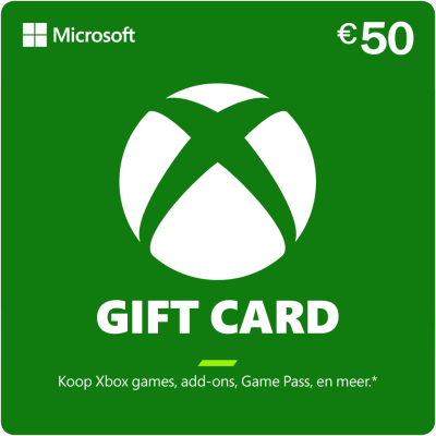 Xbox Gift Card 50 Euro - XboxLiveKaarten.nl