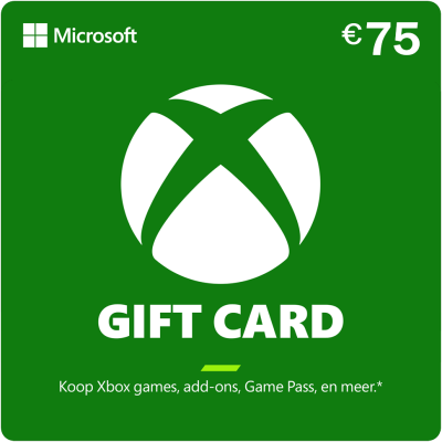 Xbox Gift Card 75 Euro - XboxLiveKaarten.nl