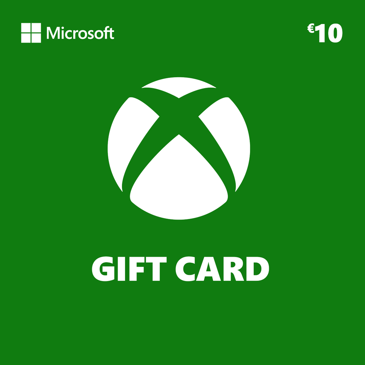 Xbox Gift Card 10 euro (digitaal) - XboxLiveKaarten.nl