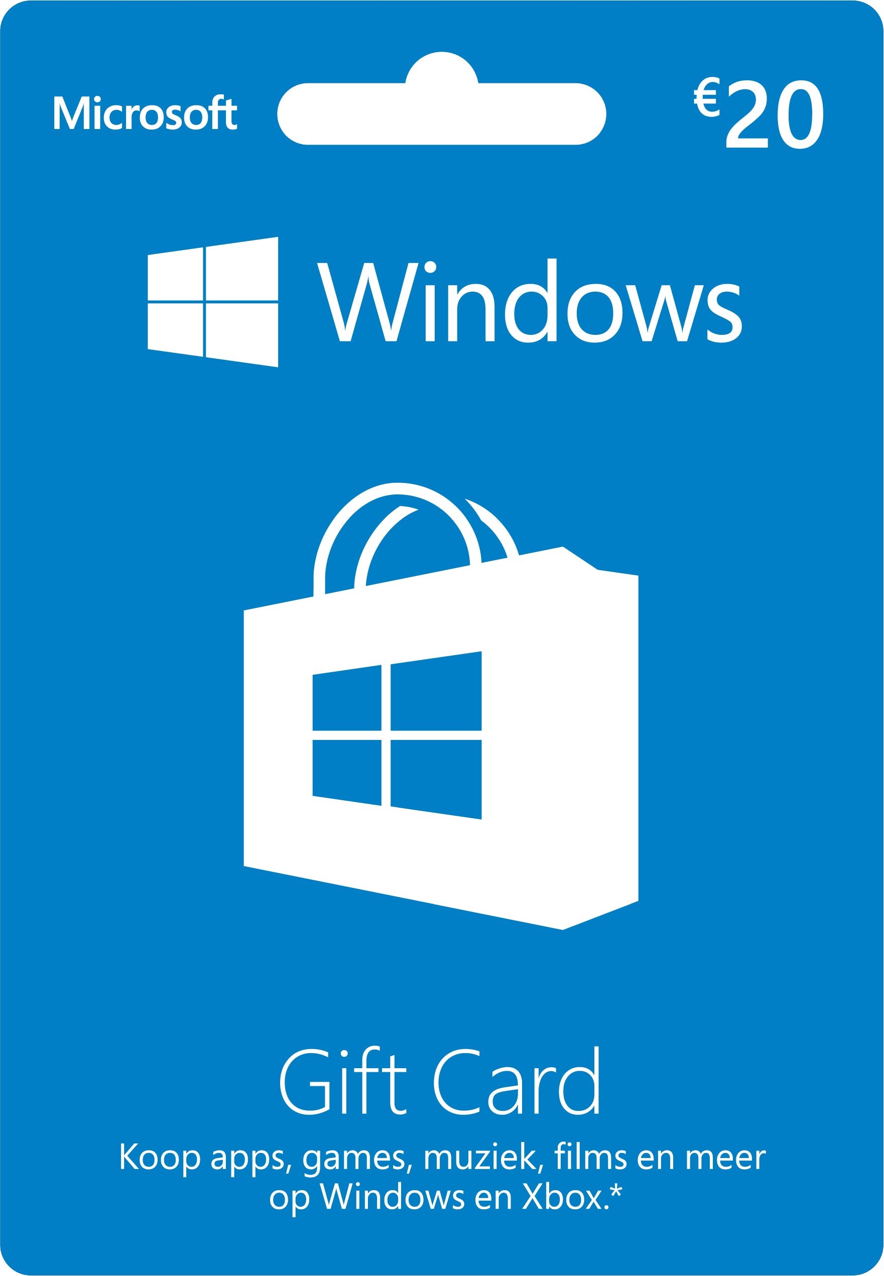 ongebruikt Van streek Helder op Windows Gift Card 20 euro - Direct Digitaal Geleverd