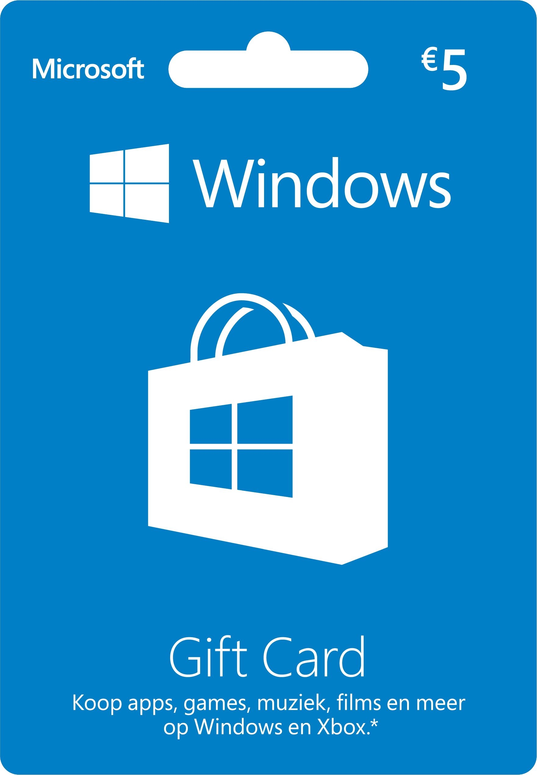 Avonturier vloeiend Minimaal Windows Gift Card 5 euro - Direct Digitaal Geleverd