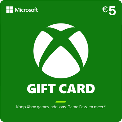Xbox Gift Card 5 Euro - XboxLiveKaarten.nl