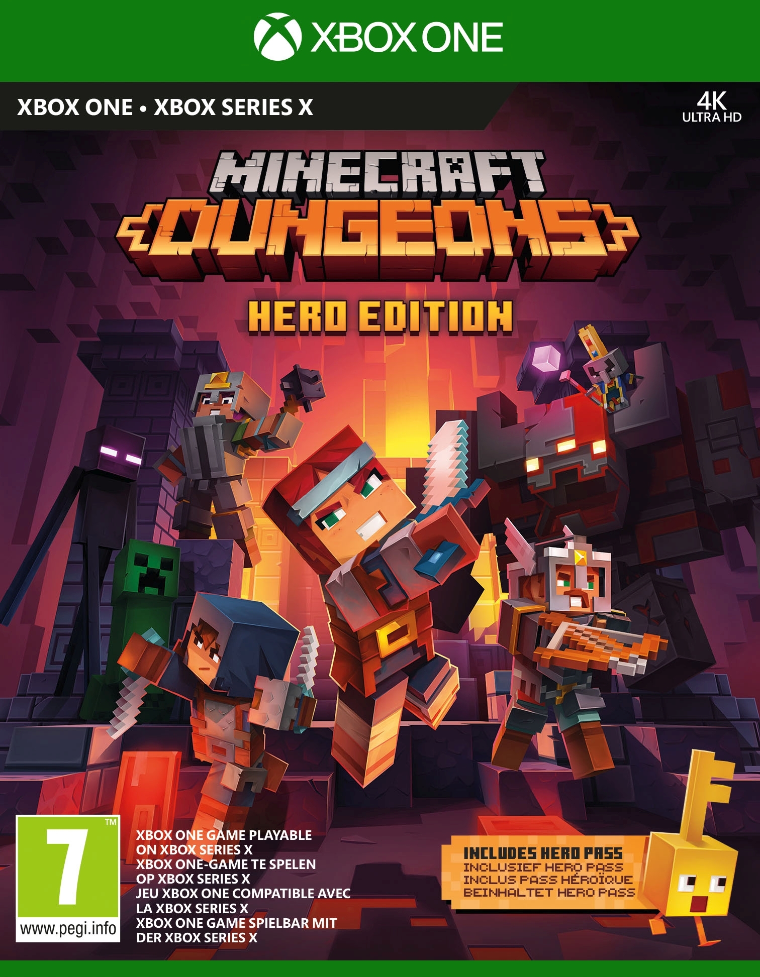 Minecraft Dungeons: Hero Edition - Xbox Series X/S / Xbox One (Fysieke Game)