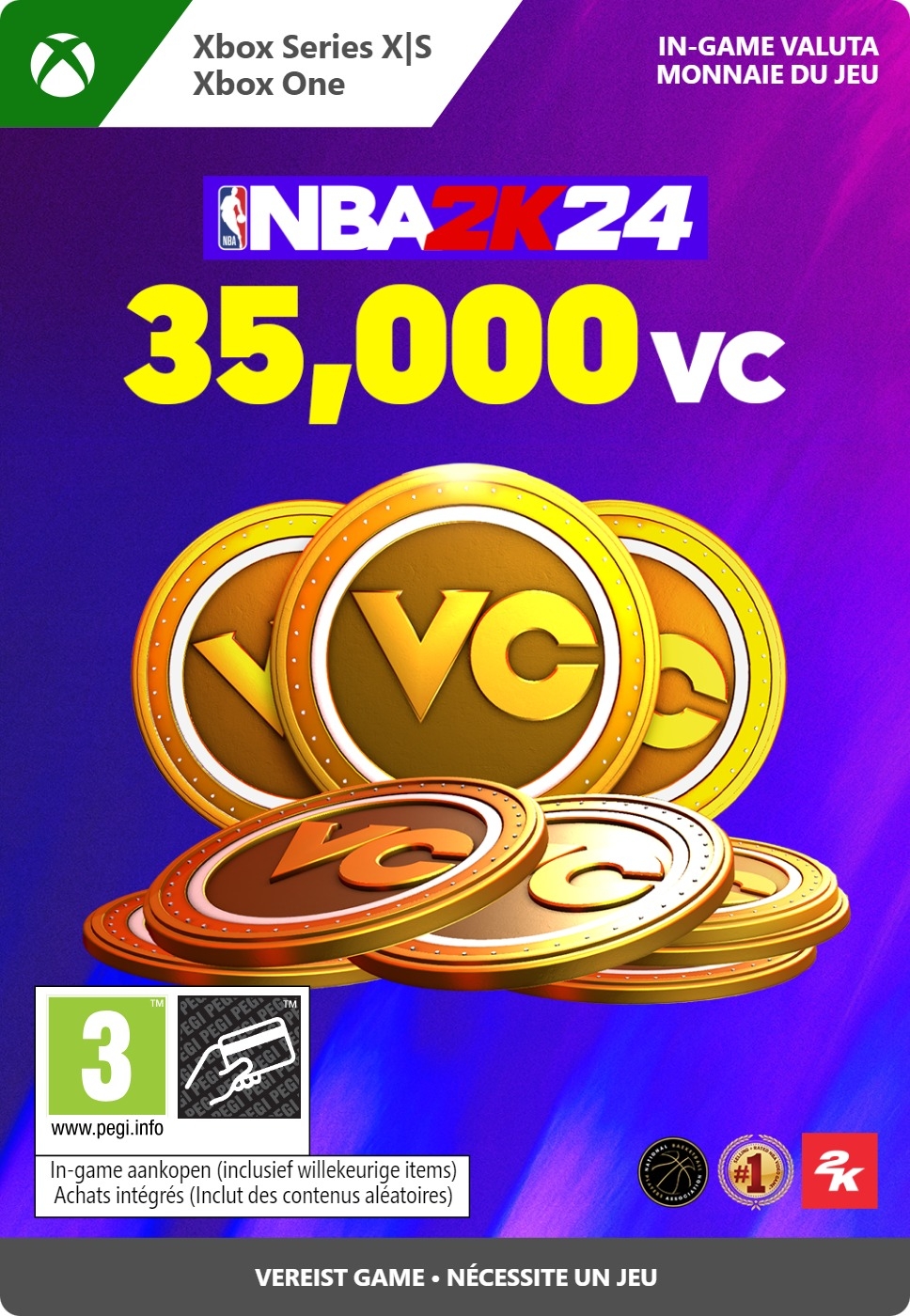 35.000 Xbox NBA 2K24 VC