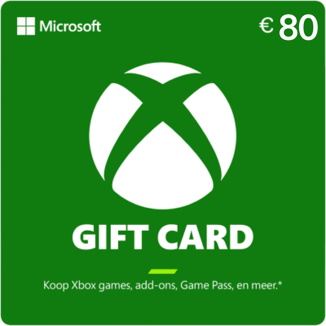 Xbox Gift Card 80 euro
