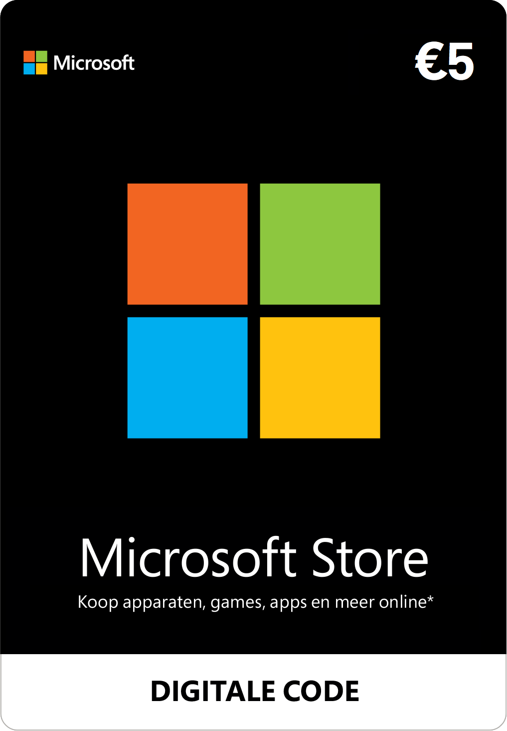 Microsoft Gift Card 5 euro
