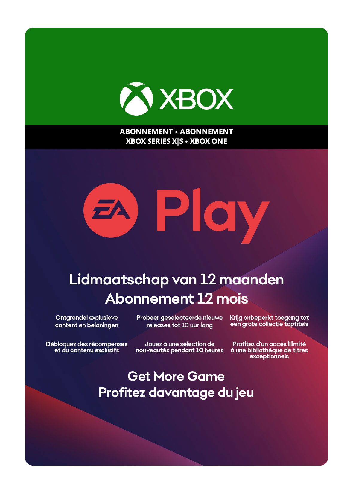 EA Play 12 Maanden