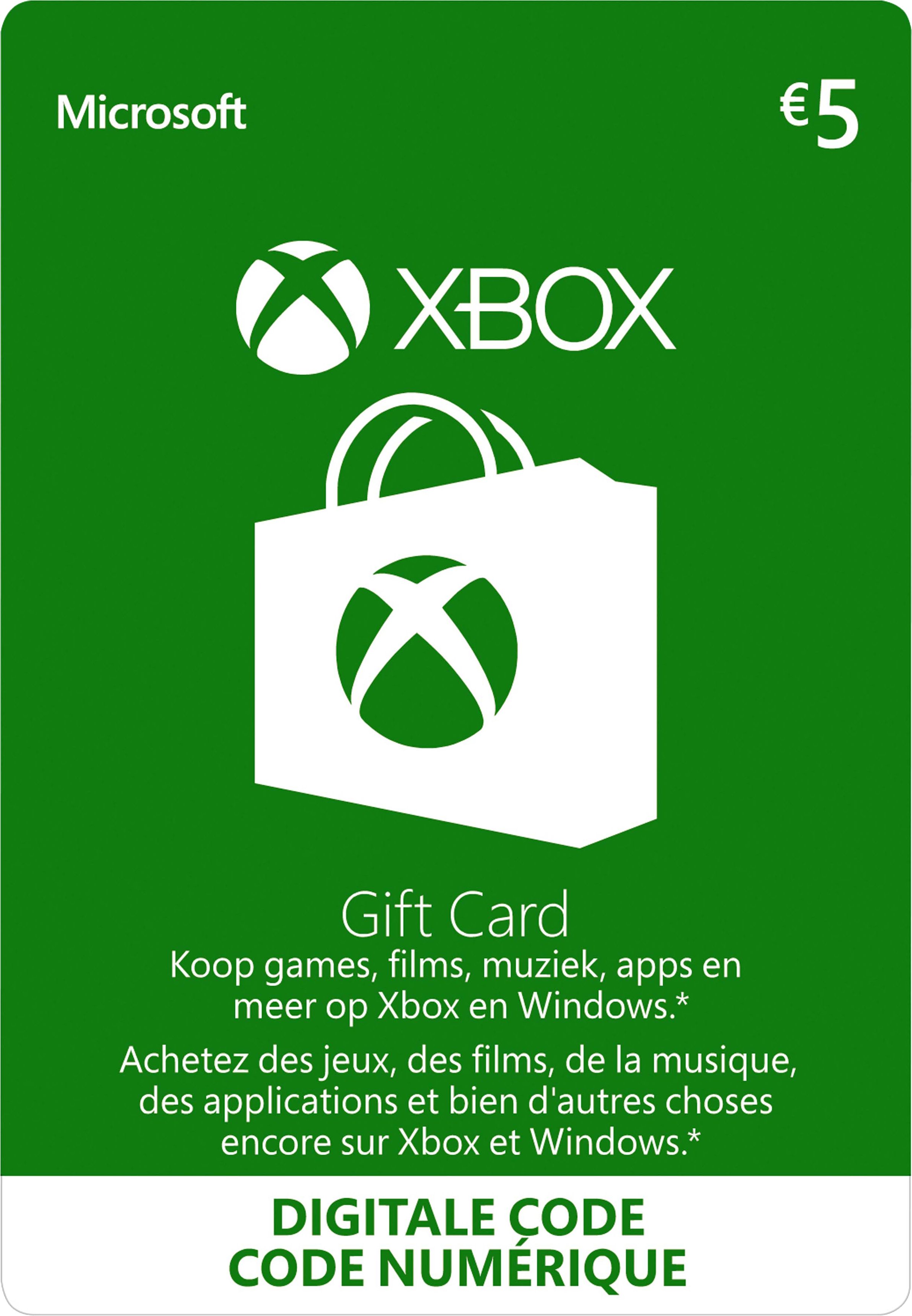 5 euro xbox gift card